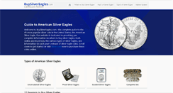 Desktop Screenshot of buysilvereagles.com